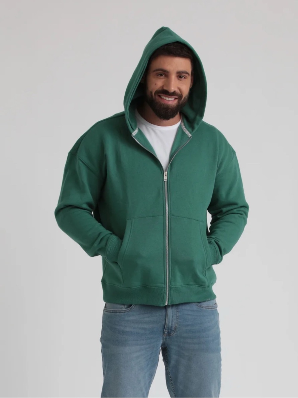 Free Planet Green Full Zip Hoodie Size S
